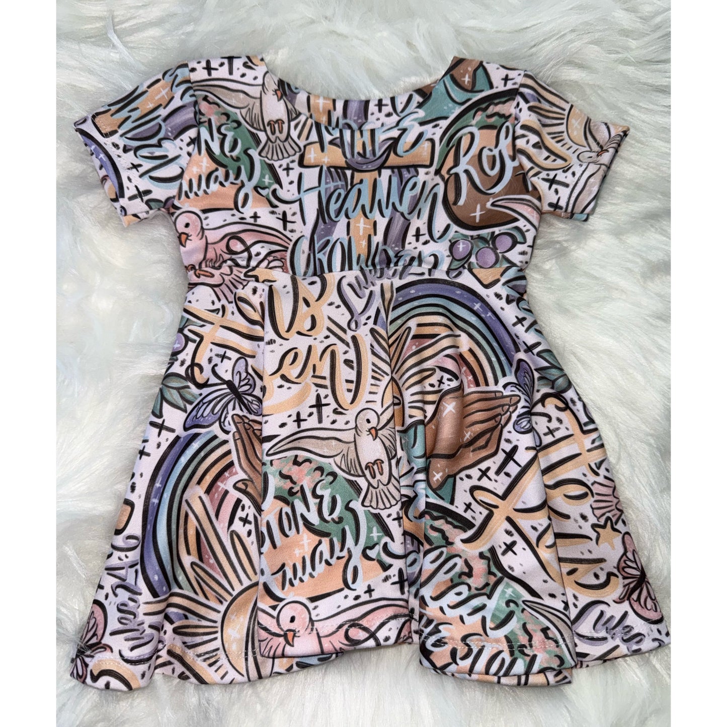 Peplum Dress: He is Risen