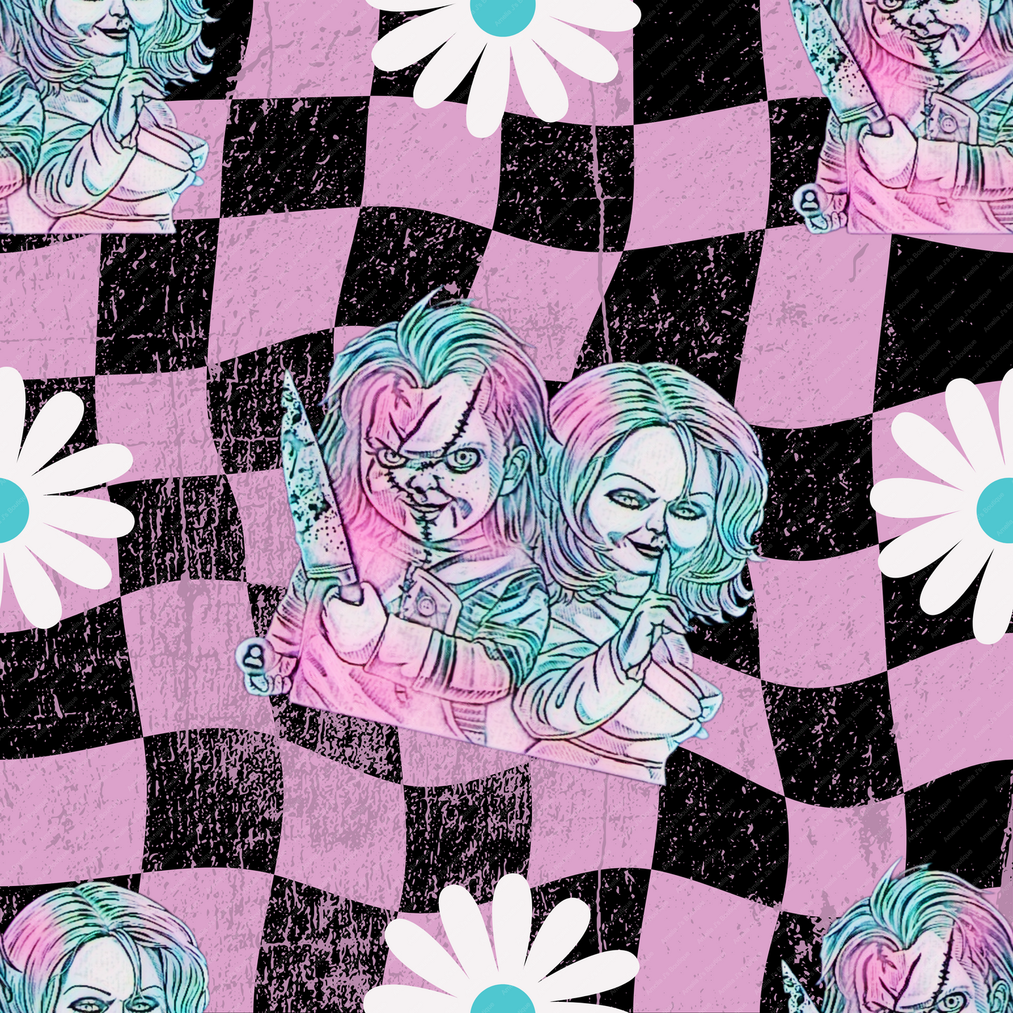 Checkered Pastel- Wanna Play + Coord: Clothing