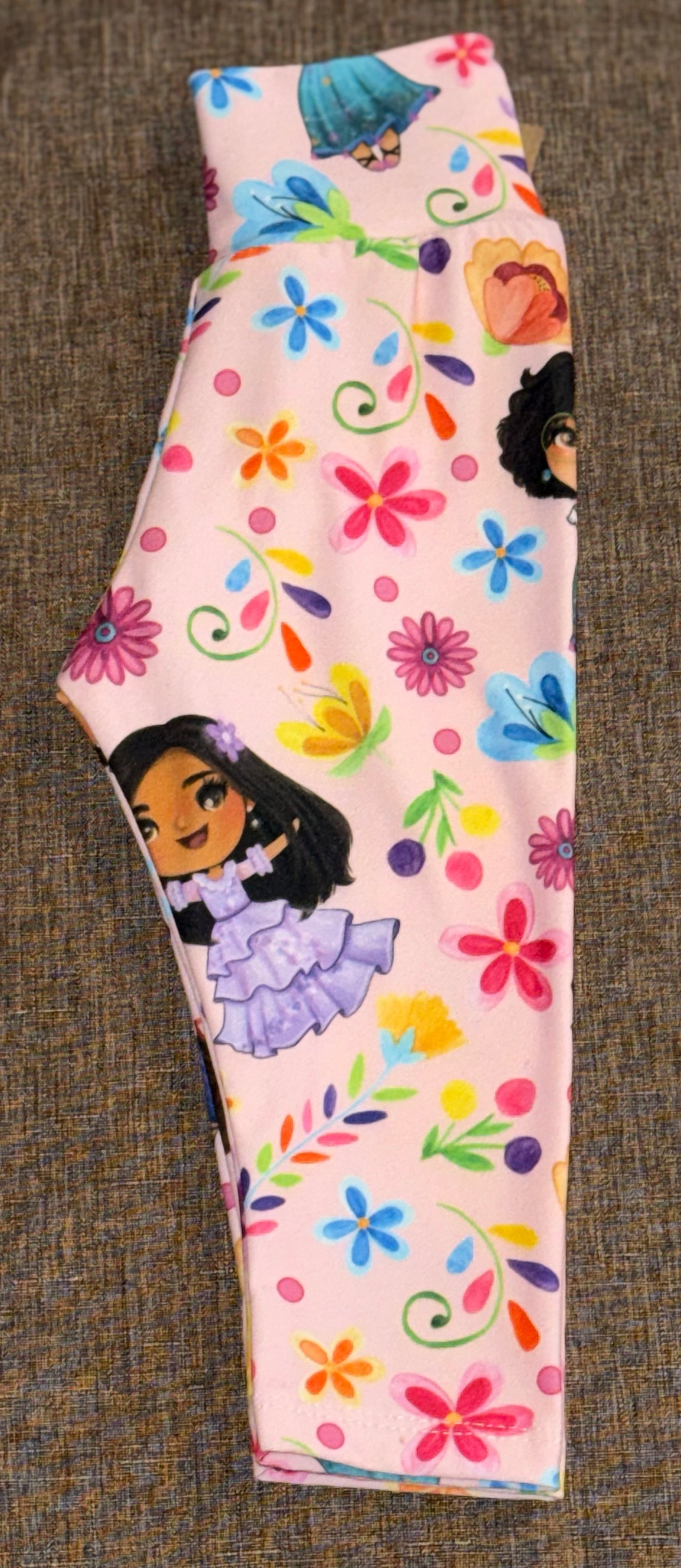 6/9M Leggings: Candle Girl