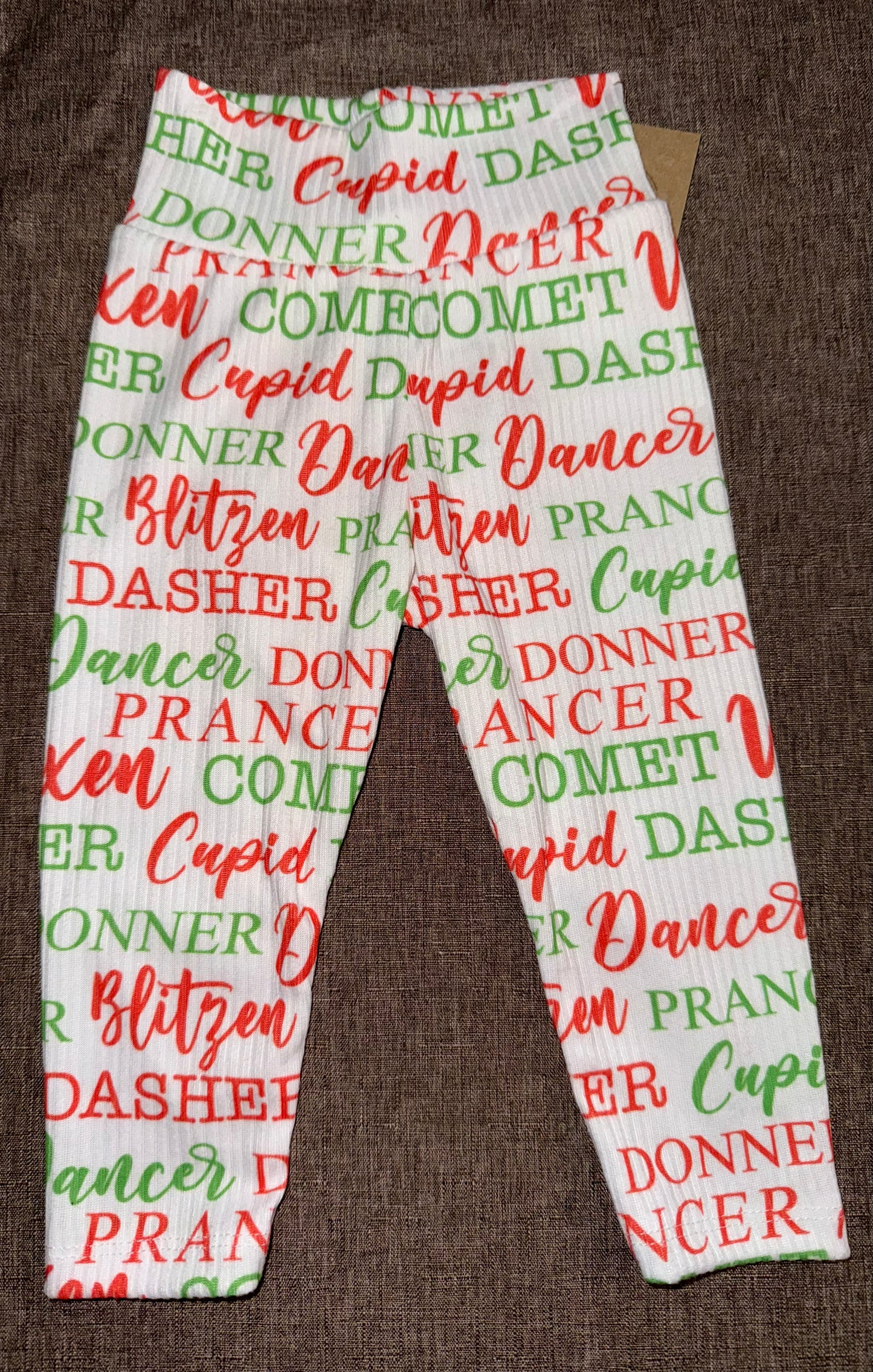 6/9M Leggings Reindeer Names