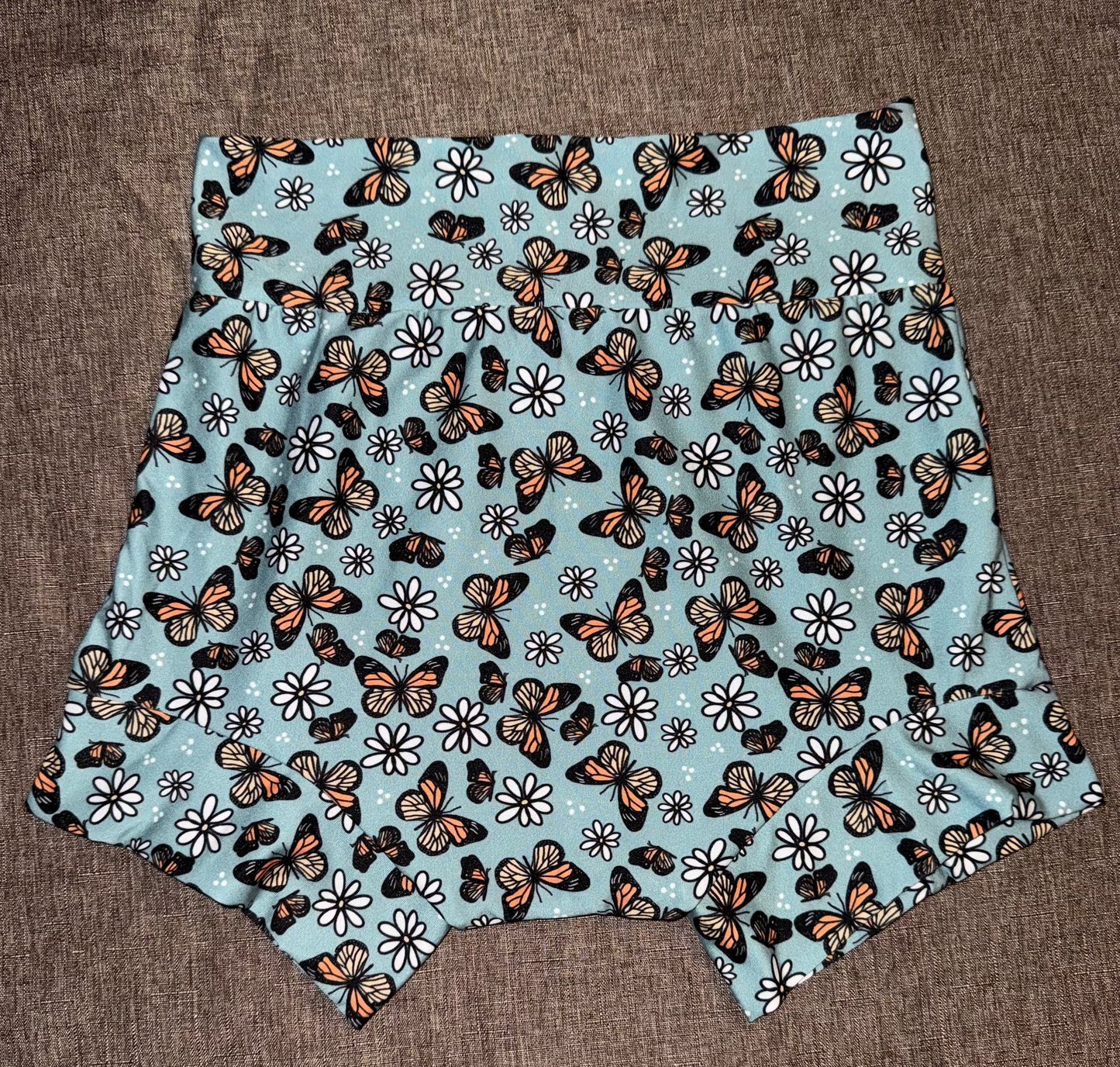 6/7Y Bummies: Blue Butterflies