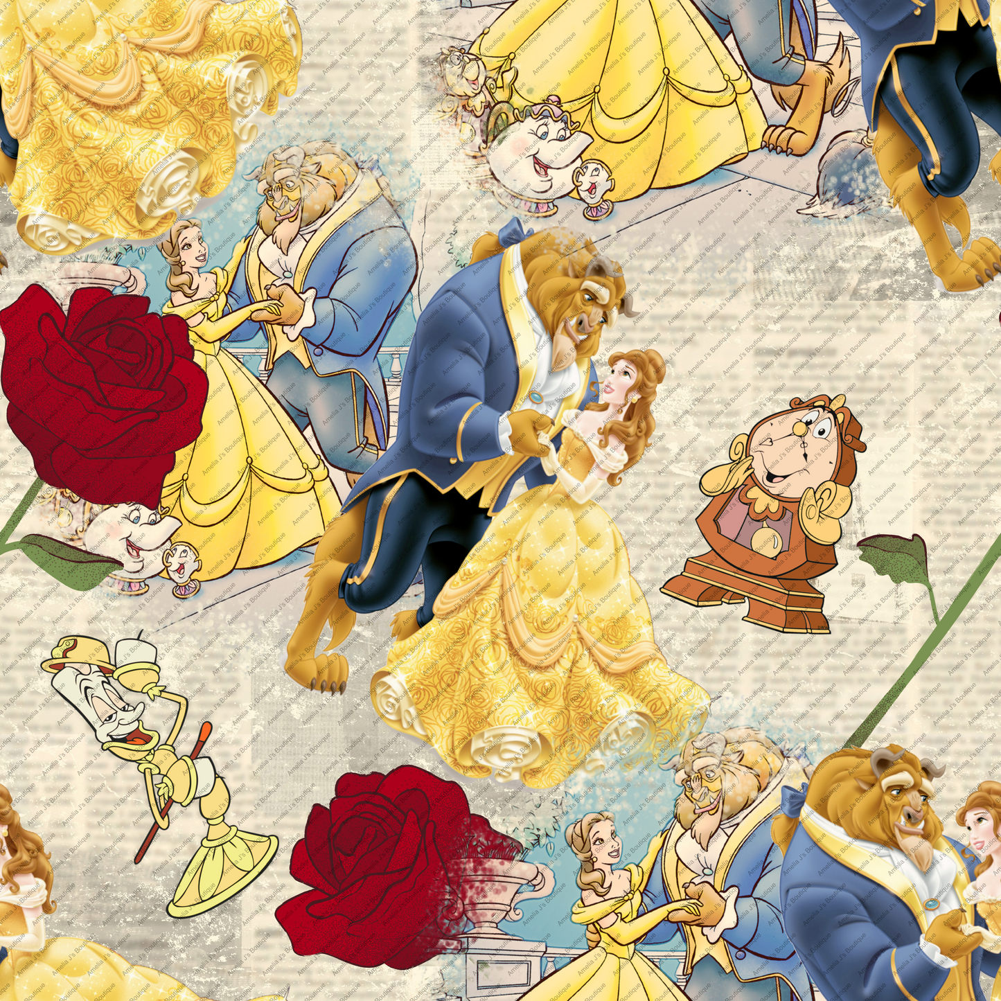 Vintage Withering Rose