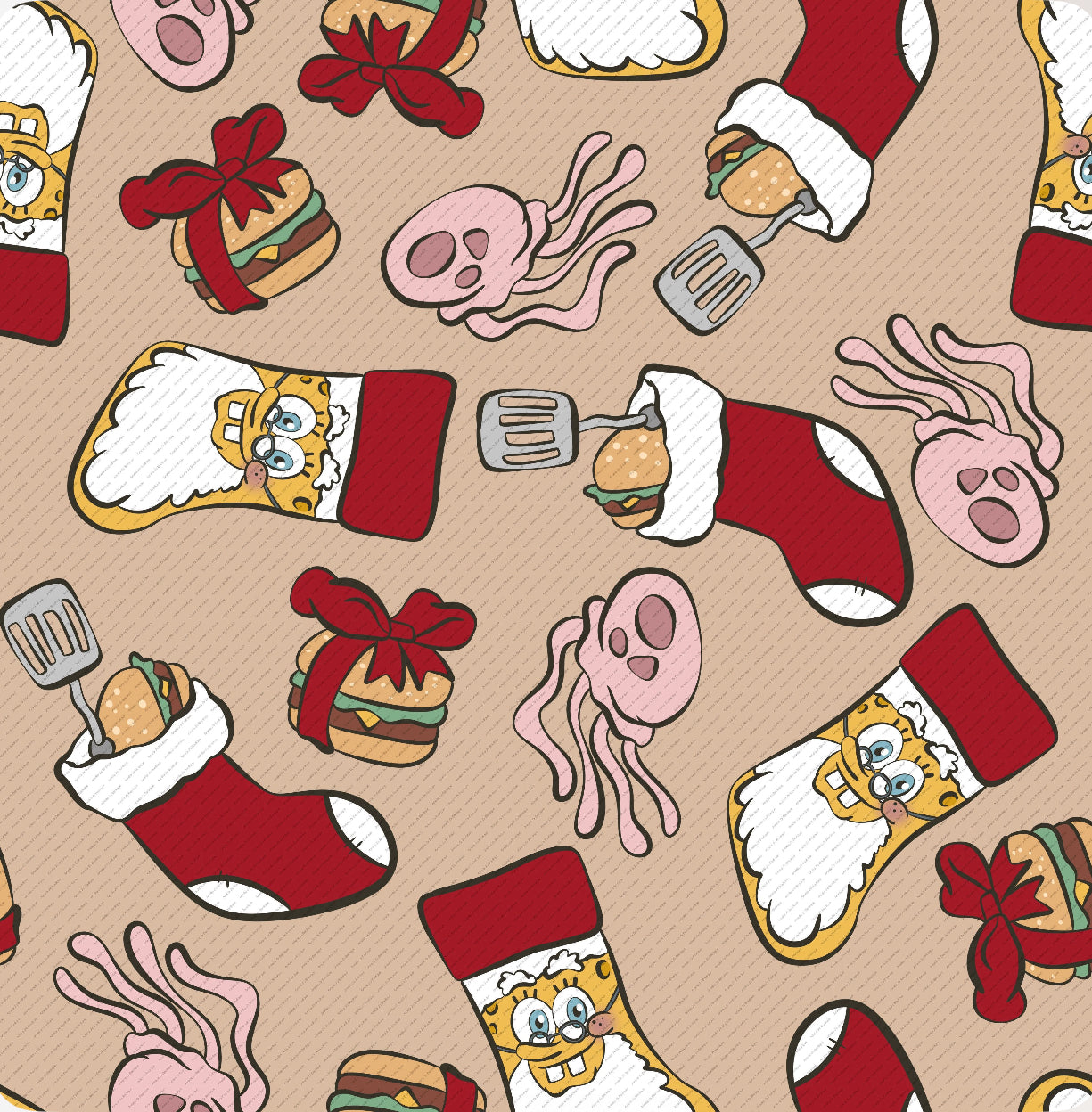 Holiday Sponge (Tan): Accessories