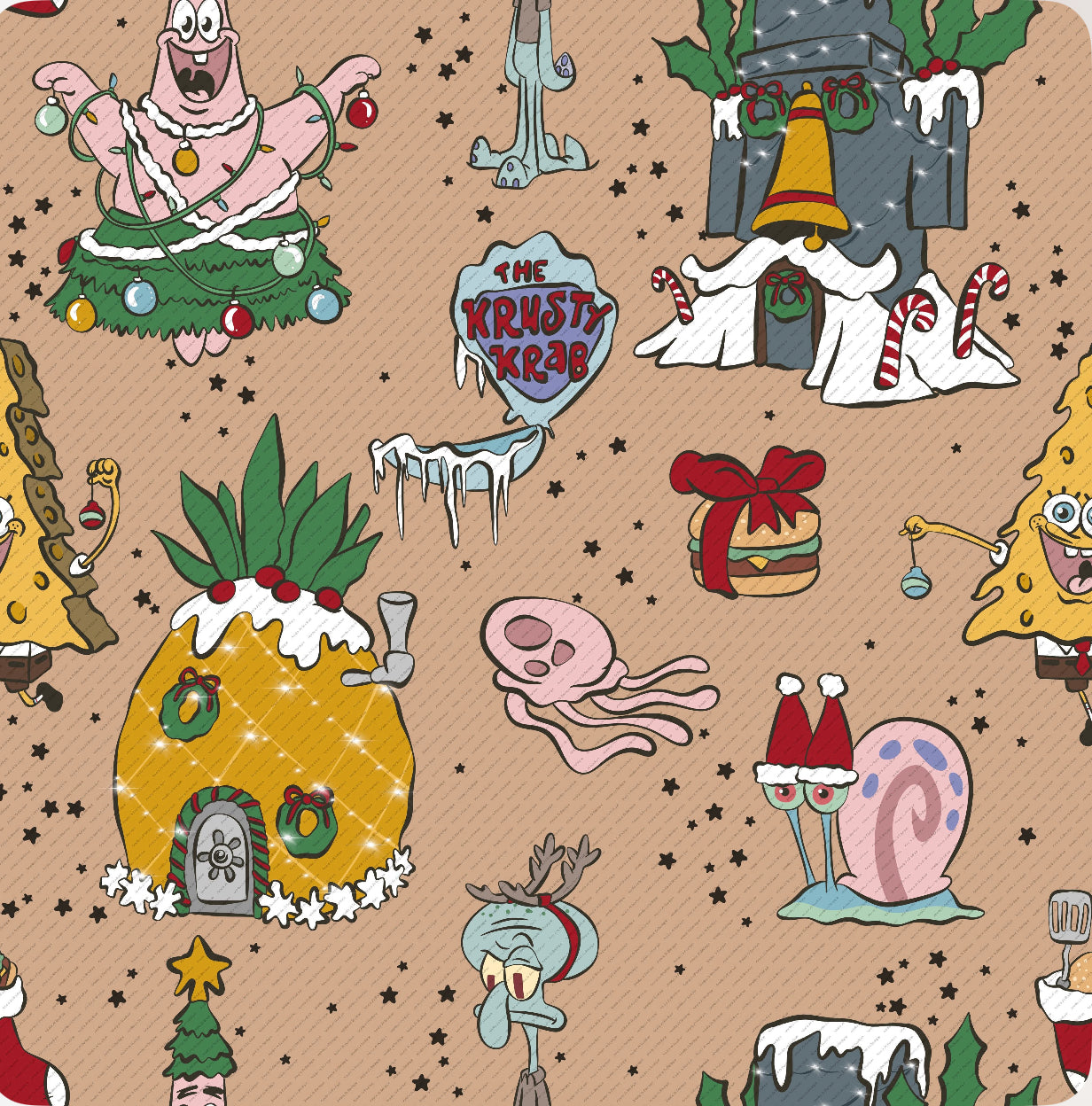 Holiday Sponge (Tan): Accessories