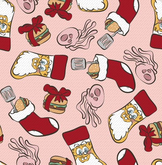 Holiday Sponge (Pink): Clothing