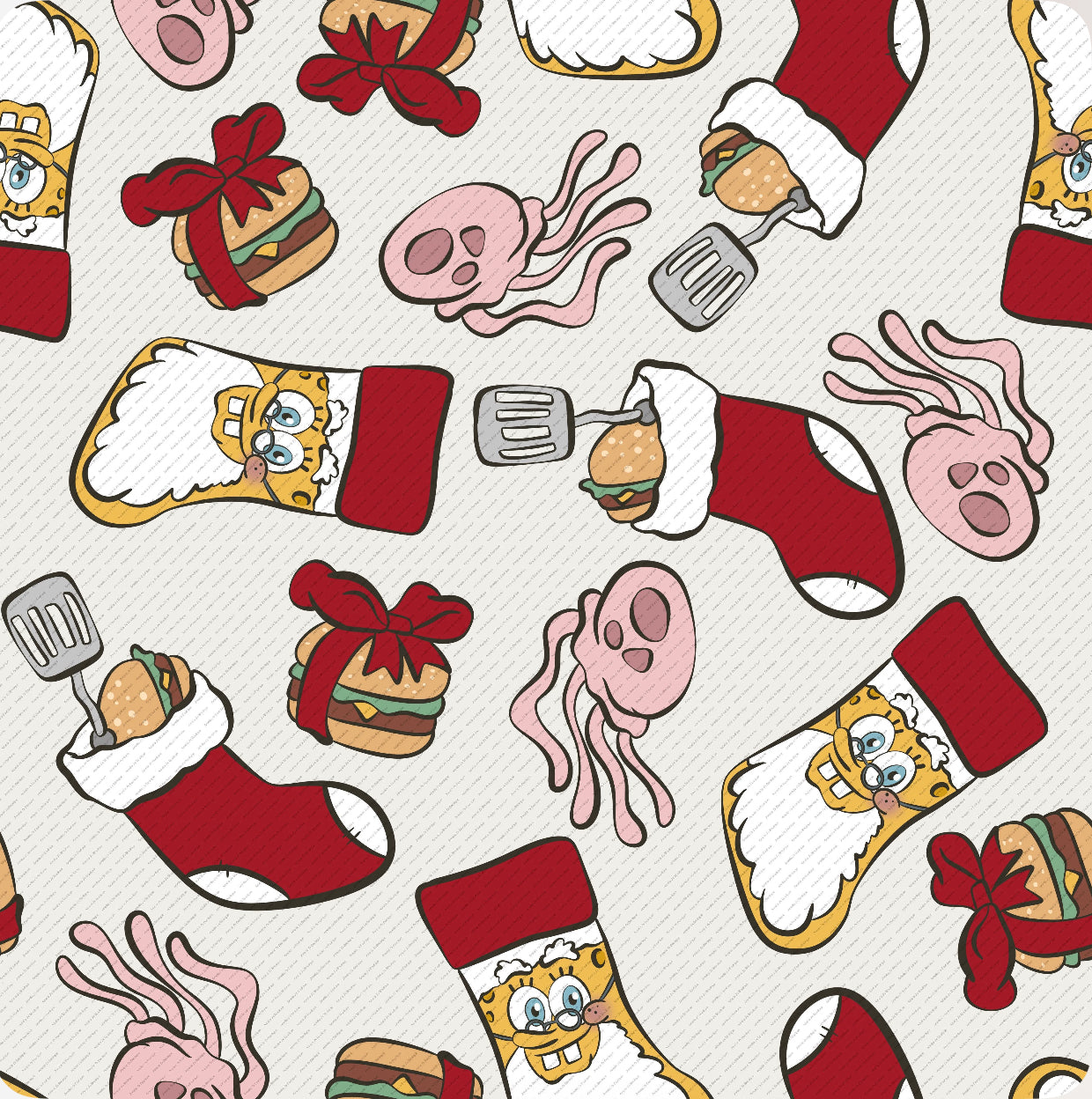 Holiday Sponge (Cream): Clothing