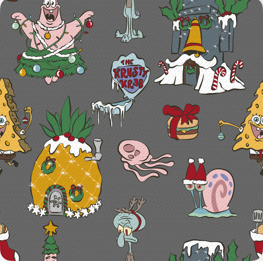 Holiday Sponge (Gray): Clothing
