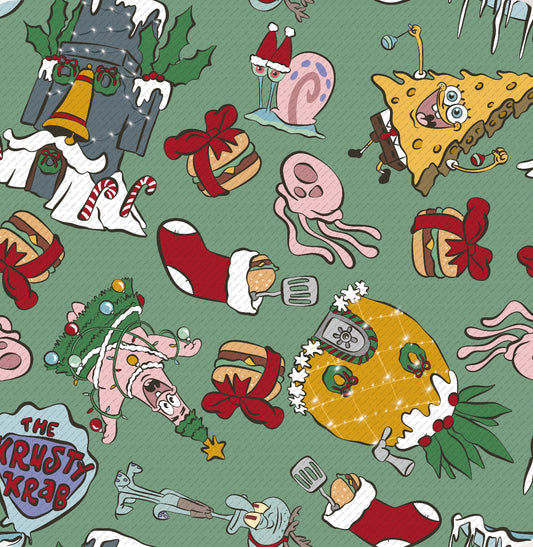 Holiday Sponge (Green): Clothing