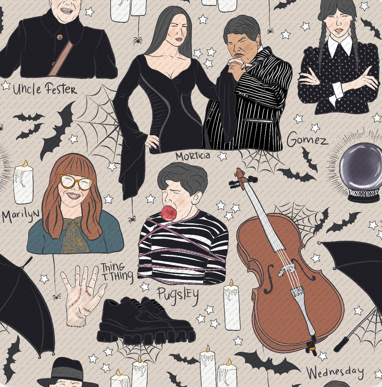 Addams Names: Accessories