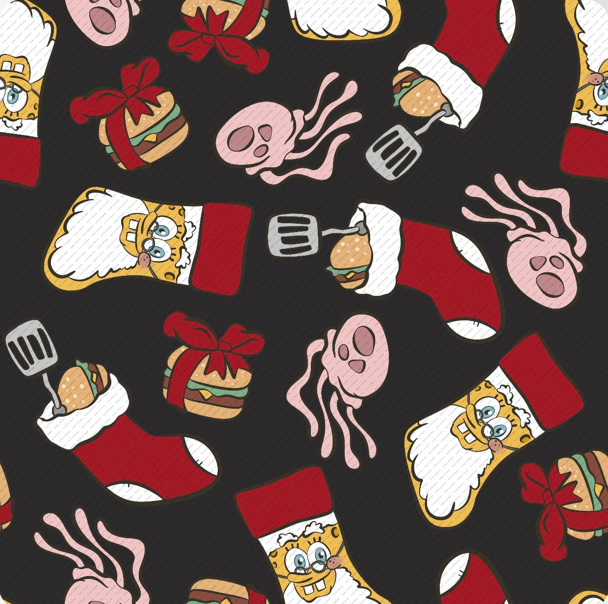 Holiday Sponge (Black): Clothing