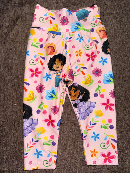 6/9M Leggings: Candle Girl