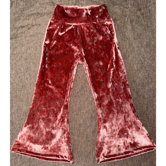 Bootcut Leggings: Muave Velvet