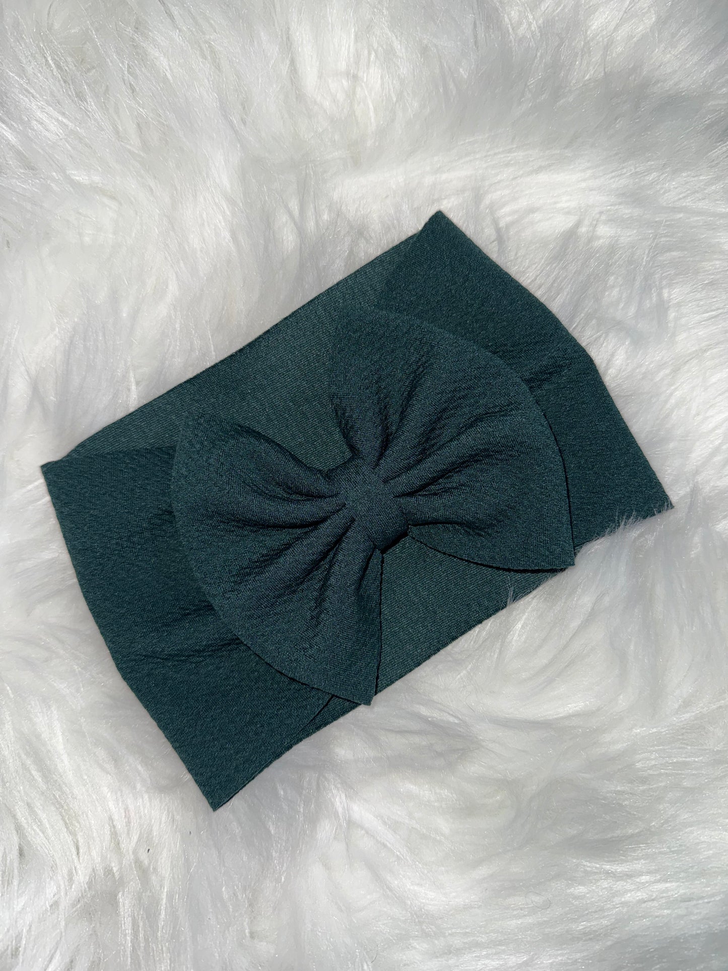 5" Bow Headwrap: Teal