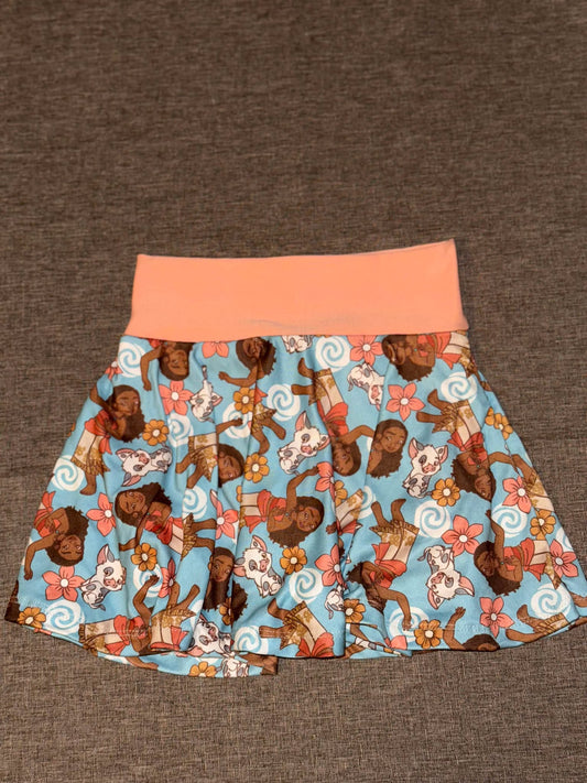 2T Skirted Bummie: Ocean Girl