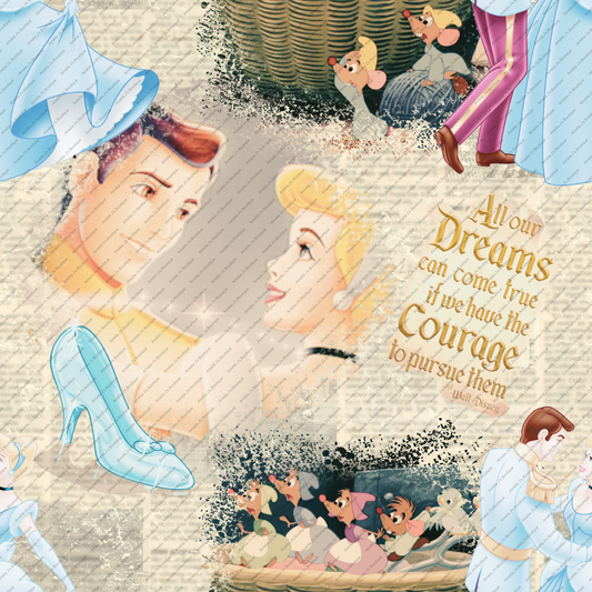 Vintage Glass Slipper